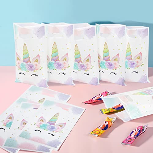DaiUni 30 PCS Unicorns Goodie Bags Party Favor Bags with Handles for Kids Birthday - Image 4