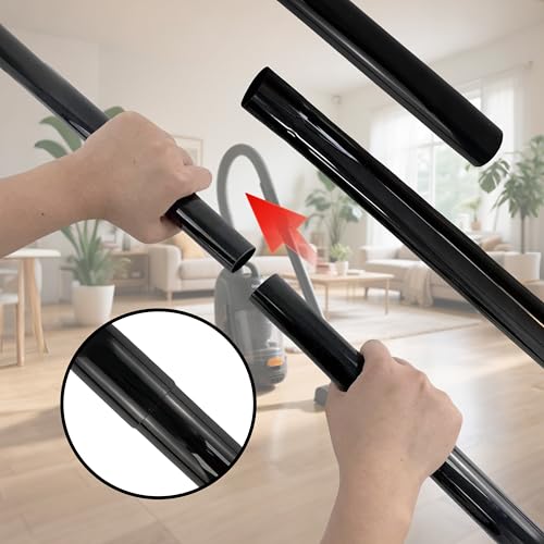 Frayot Vacuum Extension Tubes, 1.25 Inch Diameter, 14.76 Inch Length - Black | Compatible with 1-1/4 Inch Hose Wet/Dry Vacuum Cleaners | Versatile Tool (Black, 1P 14.76 ") - Image 4