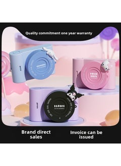 Generic Sanrio Touch Screen Cartoon C5 Children's Camera Wifi Transmission Before And After The Double Photo 61 Holiday Gift-Body Color:C5 Model + 32g High-speed Memory Card + Bag  - Image 2