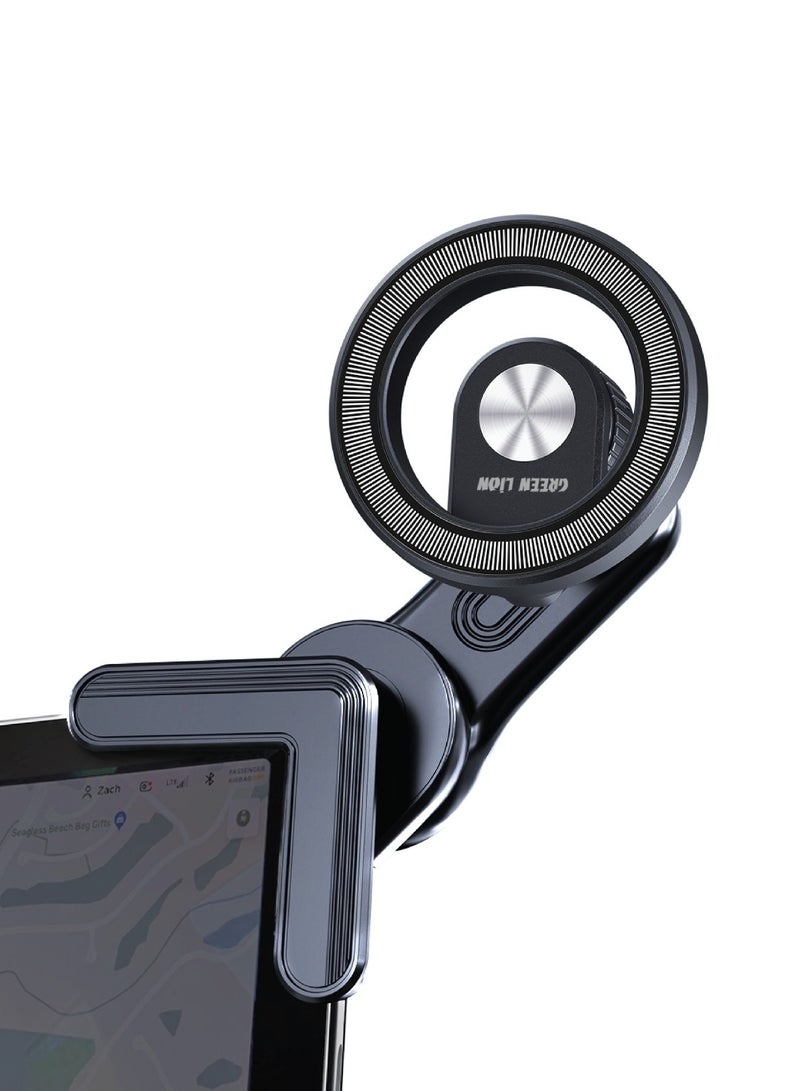 GREEN LION Screen Flex Magsafe Phone Holder GX23  / Strong Magnets / Easy Installation /  360° Rotation /  Adjustable Arm / Durable Mount - Black  - Image 1