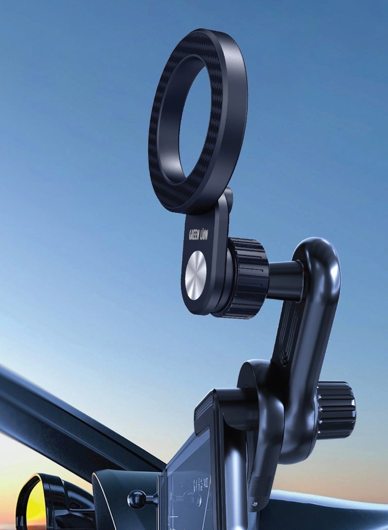 GREEN LION Screen Flex Magsafe Phone Holder GX23  / Strong Magnets / Easy Installation /  360° Rotation /  Adjustable Arm / Durable Mount - Black  - Image 2