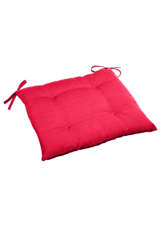 A-HOT Korai 4-Points Square Shaped Water Repellent Outdoor Chair Cushion Pomegranate 4 x 40 x 40 cm 171054 - Image 1