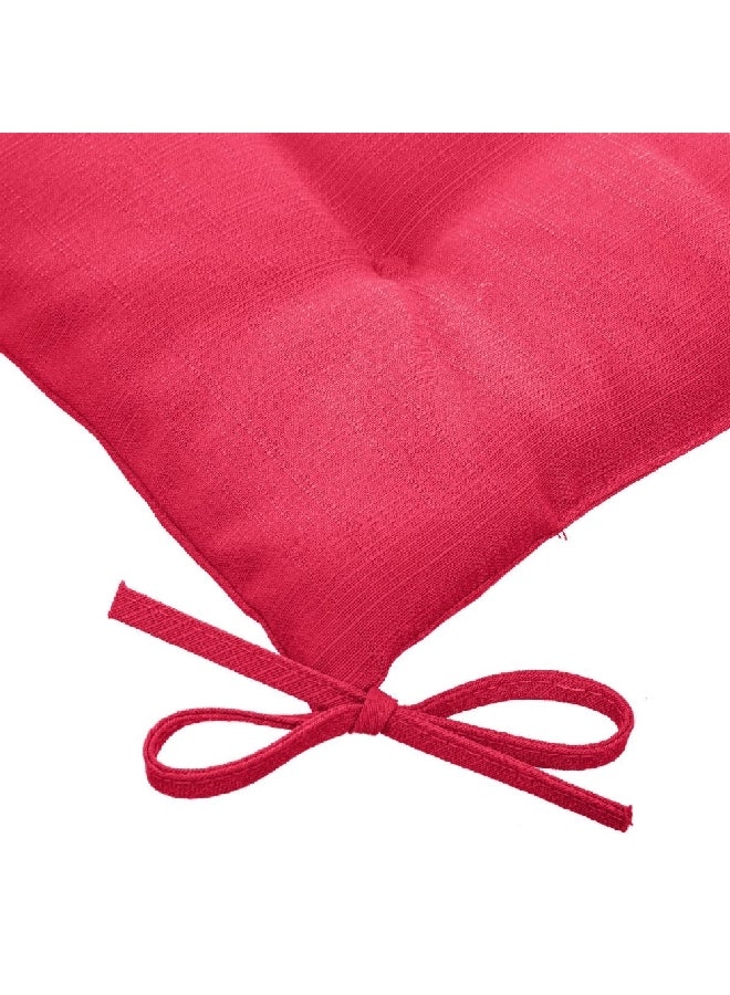 A-HOT Korai 4-Points Square Shaped Water Repellent Outdoor Chair Cushion Pomegranate 4 x 40 x 40 cm 171054 - Image 3