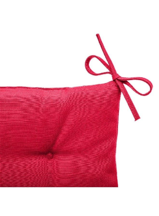 A-HOT Korai 4-Points Square Shaped Water Repellent Outdoor Chair Cushion Pomegranate 4 x 40 x 40 cm 171054 - Image 2