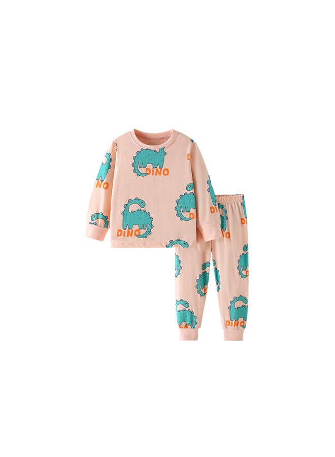 Malwee Boys Autumn Winter Suit European And American Kids Round Neck Long Sleeve Two-piece Set - Image 1