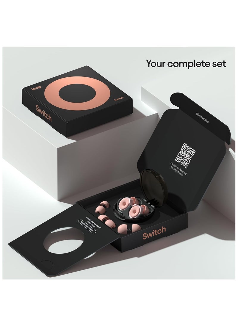 Loop - Loop Switch Earplugs – Multi-Mode Noise-Reducing Earplugs | Adjustable Passive Hearing Protection for Focus, Travel, Concerts, Socializing, Sports Events & Noise Sensitivity | Reusable Ear Protection - Image 1