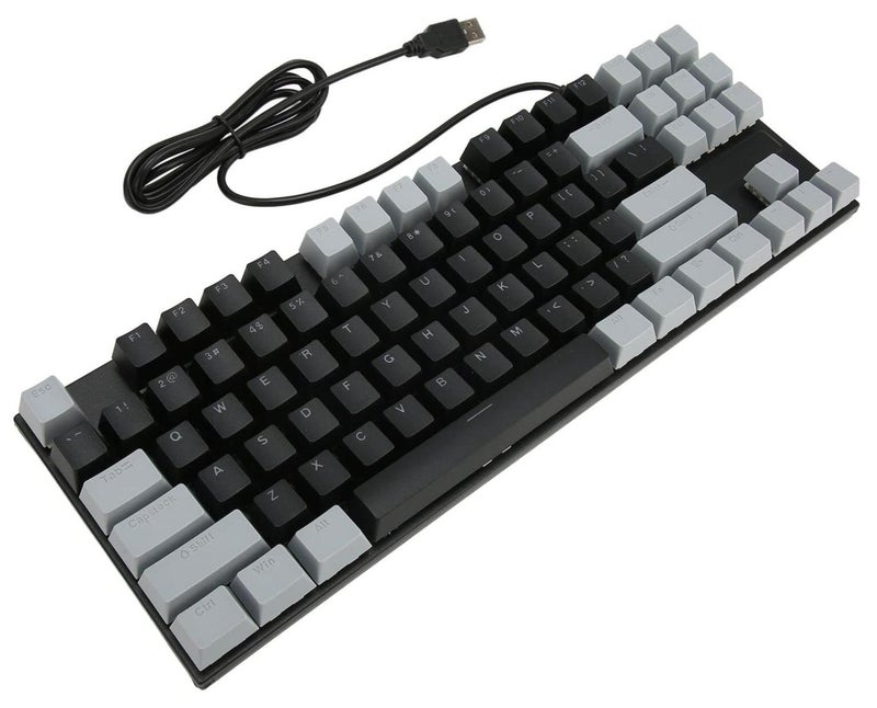 فوريف لوحة مفاتيح ميكانيكية للألعاب FV-Q301 Rainbow TKL – مفتاح أزرق – 87 مفتاح – أسود - Image 1
