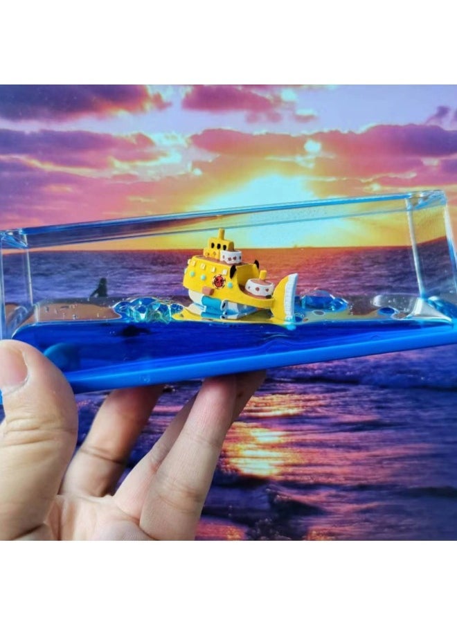 One Piece Drift Bottle Miley Sunshine Fluid Drift Bottle Birthday Gift Sunny Ornaments-Color: Meilihao (color Box)  - Image 3