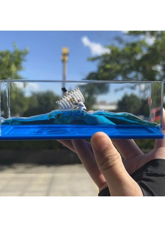 One Piece Drift Bottle Miley Sunshine Fluid Drift Bottle Birthday Gift Sunny Ornaments-Color: Meilihao (color Box)  - Image 2