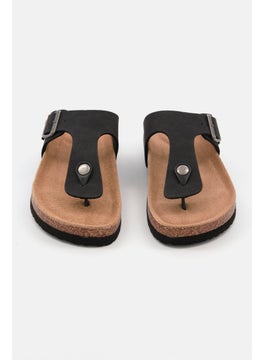 Women Slip On Cork Sandals, Black - pzsku/Z4CDA950DC74AB2F22460Z/45/_/1739715422/f583ab6b-fff1-4526-bf4f-e272e08395aa