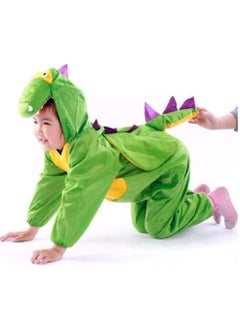 Brain Giggles Brain Giggles Dinosaur Animal Plush Costume Design Halloween Carnival Party Jumpsuit for Kids Boys & Girls Medium  - Image 1