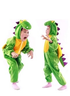 Brain Giggles Brain Giggles Dinosaur Animal Plush Costume Design Halloween Carnival Party Jumpsuit for Kids Boys & Girls Medium  - Image 4