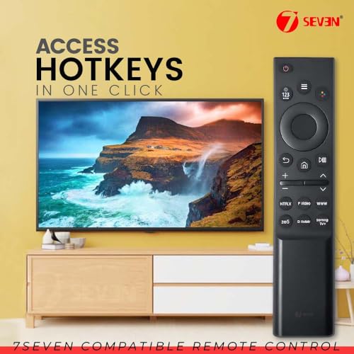 7-Seven 7SEVEN® Compatible with Samsung QLED TV Remote Control Suitable for Smart 4K OLED UHD Television Non Voice Command with Hot Keys - Match Remotes Keys Exactly with Existing Remote - Image 2