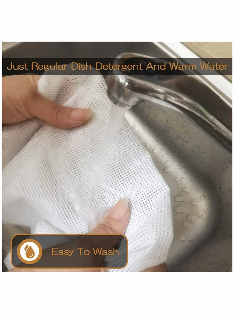 KASTWAVE Silicone Dehydrator Sheets, Premium Non-Stick Silicone Mesh for Fruit Dehydrator, Dehydrator Sheets Reusable 12 Pack (14 x 14 inch) - Image 4