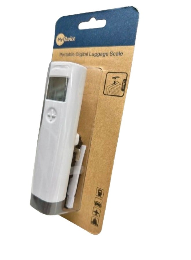 ماي تشويس ميزان الأمتعة المحمول باللون الأبيض 50 كجم - Image 3