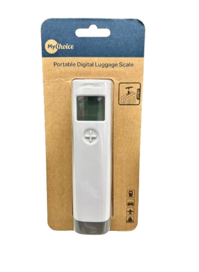 ماي تشويس ميزان الأمتعة المحمول باللون الأبيض 50 كجم - Image 1