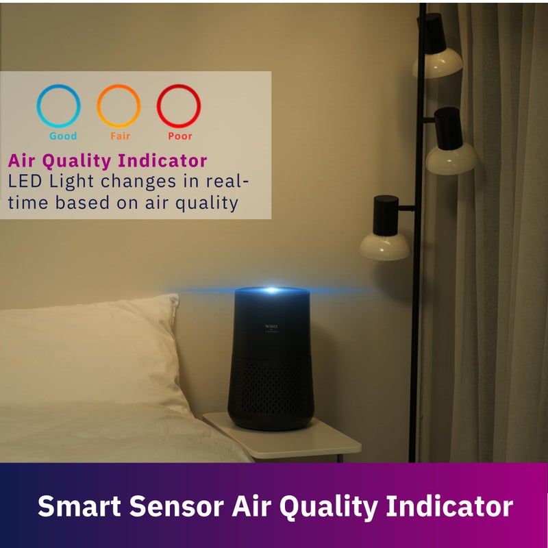 WINIX A230 Air Purifier for Bedroom Up to 1110 FtÂ² in 1 Hr With Air Quality Monitor, True HEPA, Carbon Filter and Auto Mode, Captures Pet Allergies, Smoke, Dust - Image 3