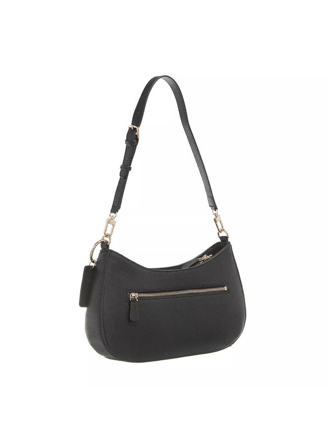 جس GUESS Camera Bag Women's NOELLE Shoulder Bag Black - Image 3