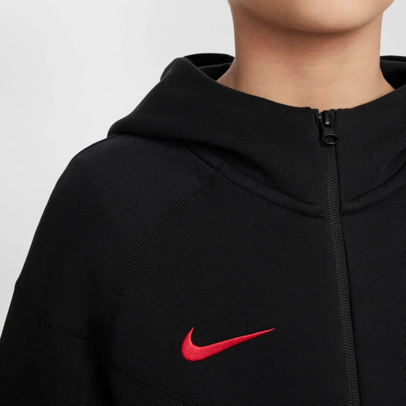 Nike Kids' Liverpool F.C. Tech Fleece Football Full-Zip Hoodie