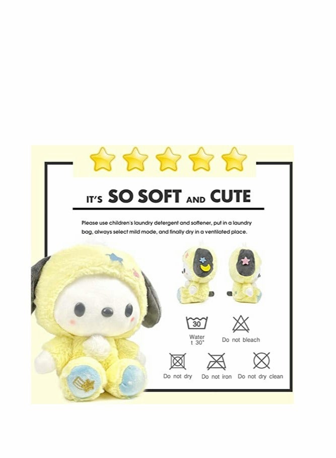Excefore Plush Toy, 9"" Anime Cartoon My Melody Themed Doll Party Gift, Soft Stuffed Sānriǒ for Women Girls Kids Fans Birthday Decorations - Image 3