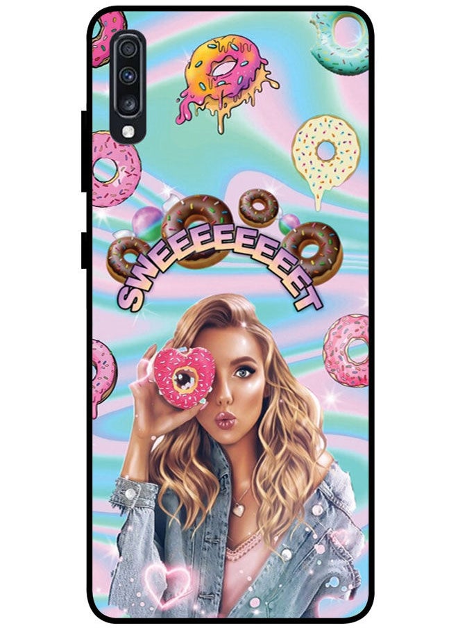 EYE CATCH - Protective Case Cover For Samsung Galaxy A70 Smart Series Printed Protective Case Cover for Samsung A70 Sweeeeet - Image 1