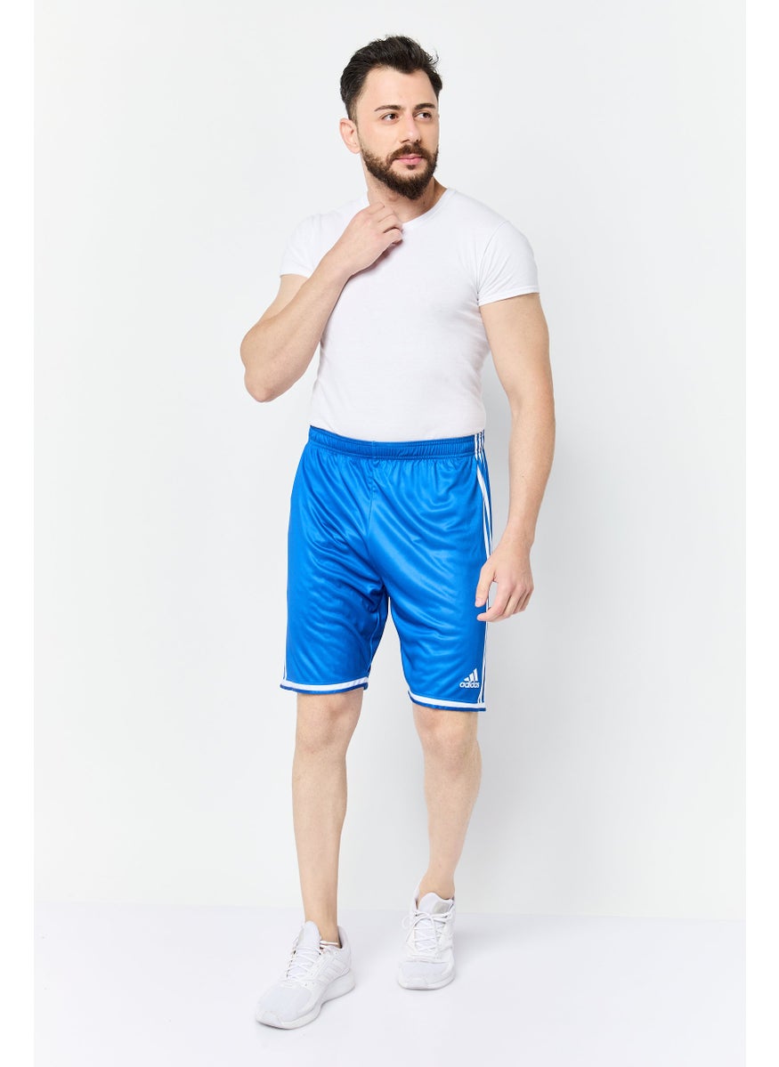 Adidas Men Sportswear Fit Basketball  Shorts, Blue  - Image 2