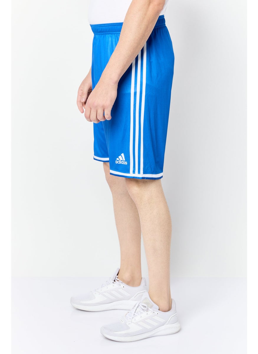 Adidas Men Sportswear Fit Basketball  Shorts, Blue  - Image 3