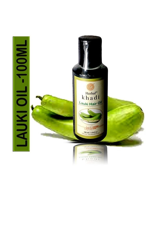 Khadi Herbal - Herbigiri Herbal Lauki (Dhuti) Hair Oil - Image 1