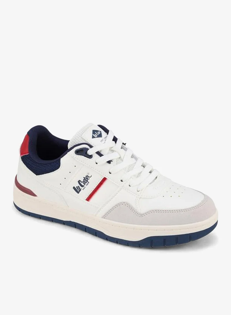 لي كوبر Panelled Lace-Up Ankle Sneakers