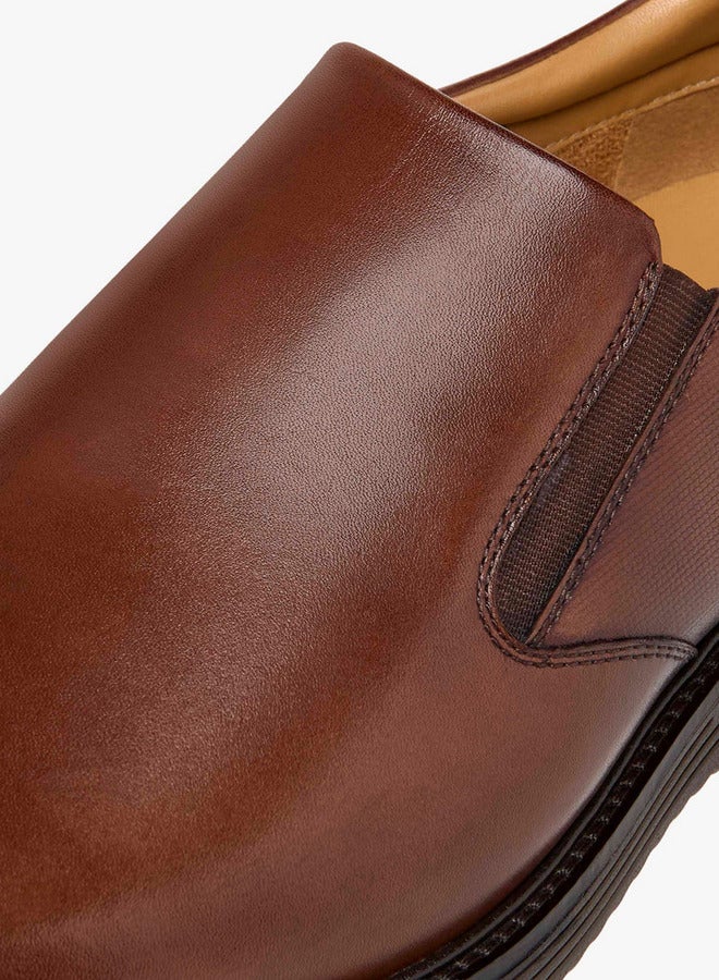 DUCHINI Men's Solid Slip-On Loafers - Image 4