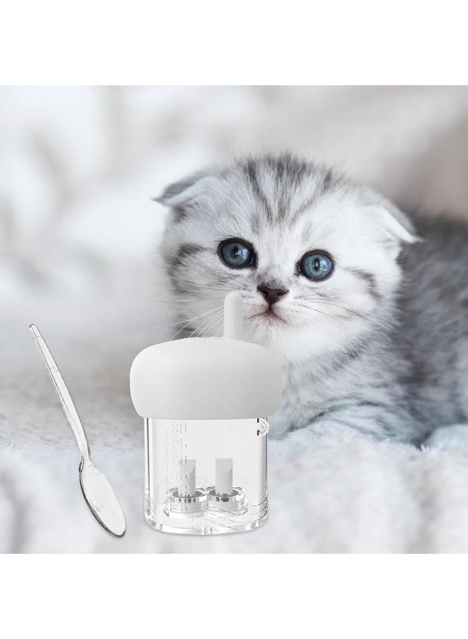 Emily Pets Pet Feeding Bottle Pet Nursing Bottle Multipurpose Bunny Silicone Nursing Milk Bottle Milk Water Bottle For Small Animals Pets Farm Accs, (White) - Image 5