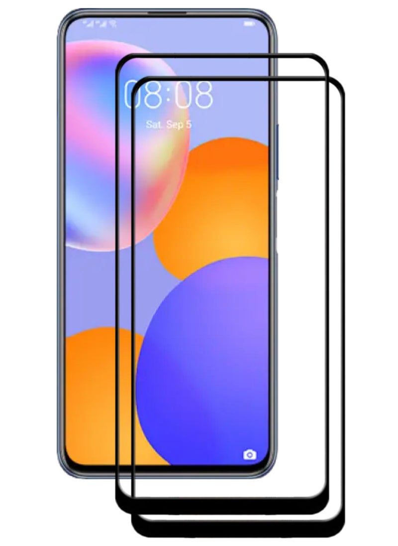 ACLIX 2 Pieces Antistatic ESD Dustproof Premium Quality High Definition Tempered Glass Screen Protector Designed For Huawei Y9a - Image 1