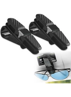 2 Pieces Glasses Holders for Car Sun Visors, Sunglass Holder for Car, Sunglasses Holder Hanging, Multifunctional Eyeglass Holder, Universal Car Glasses Clips - pzsku/Z4CDB0BBDDE92FEE19C9AZ/45/_/1705663358/530e67e7-5d4f-4d47-ac6e-e7d89c031e85