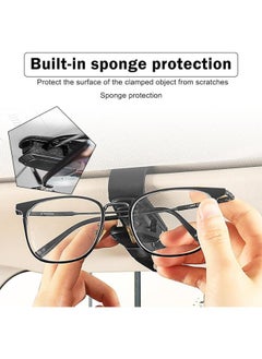 2 Pieces Glasses Holders for Car Sun Visors, Sunglass Holder for Car, Sunglasses Holder Hanging, Multifunctional Eyeglass Holder, Universal Car Glasses Clips - pzsku/Z4CDB0BBDDE92FEE19C9AZ/45/_/1705663360/b9ba1c43-249d-4e8b-ba7f-ef6ff57c544c