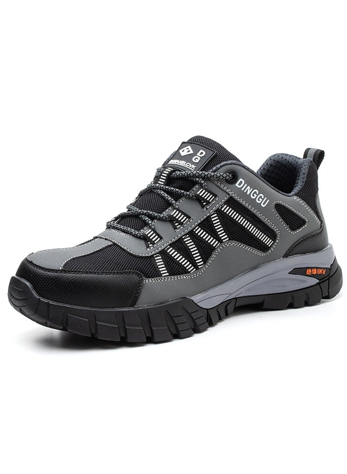 Steel Toe Shoes for Men Lightweight Safety Shoes Comfortable Puncture Proof Slip On Indestructible Work Shoes and Fashion Sneakers. - Image 1