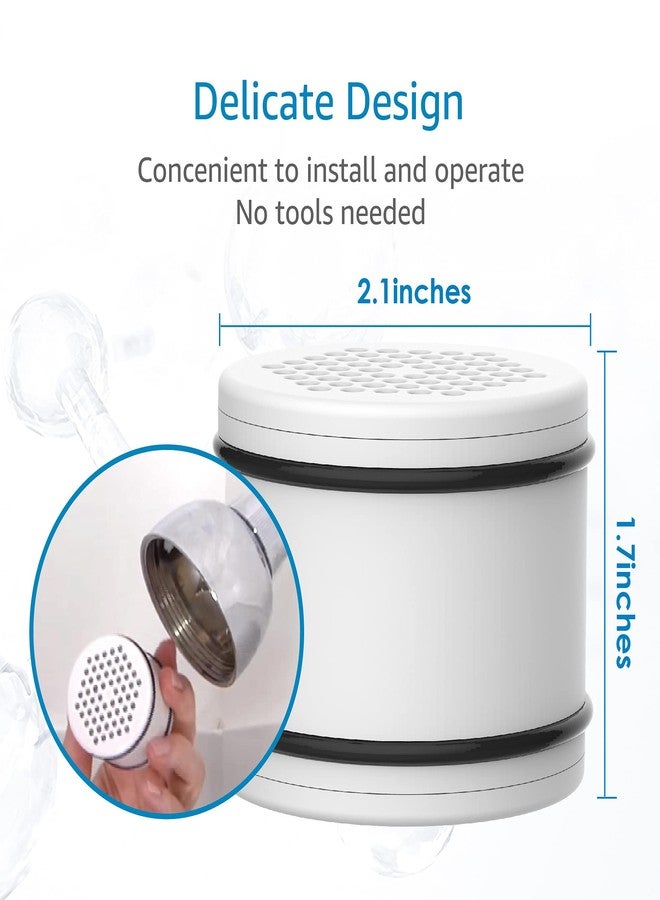AquaCrest خرطوشة استبدال فلتر الدش AQUA CREST WHR-140 لـ Culligan® WHR-140، WSH-C125، ISH-100، HSH-C135، فلتر مياه رأس الدش، مع مادة ترشيح KDF المتقدمة، عبوة من 3 - Image 5