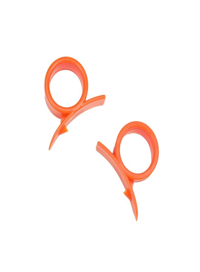 Chef Craft Select Plastic Orange Peeler, 2.25 inches in length 2 piece set, Orange - Image 2