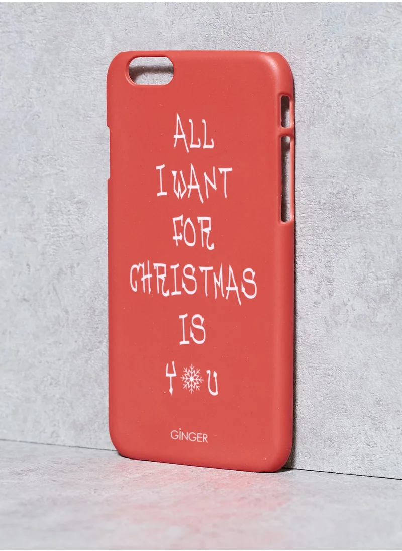 Ginger iPhone 6/7/8 Christmas Cover