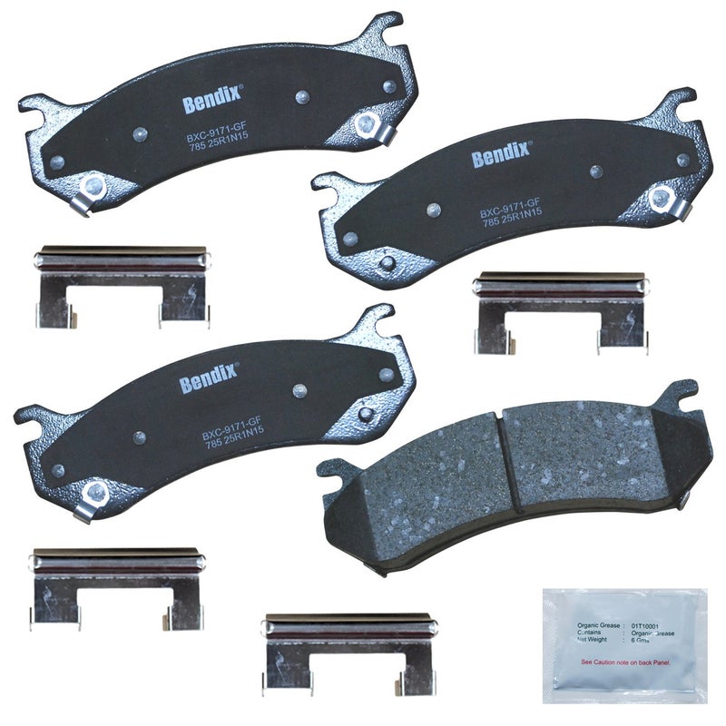 Bendix Priority1 CFC785 Disc Brake Pad Set for Escalade,ESV,EXT,Astro,Avalanche 1500,2500,C2500,Express,Silverado,Classic,3500 HD,Sonora,Suburban,Tahoe,GMC Safari,Savana,Sierra,Yukon,XL,Hummer H2 - Image 2