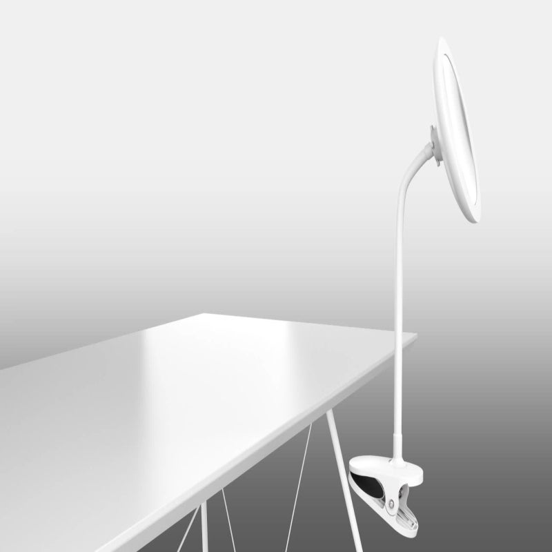 مرآة مكياج LED مصممة للتثبيت بالكليب ومضيئة - Image 2