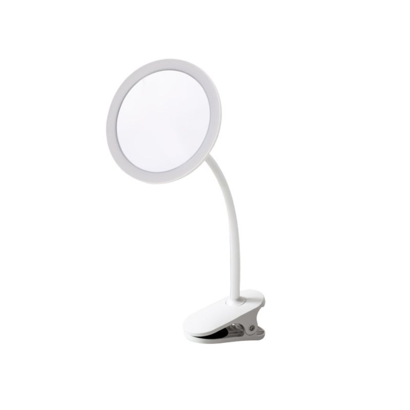 مرآة مكياج LED مصممة للتثبيت بالكليب ومضيئة - Image 1