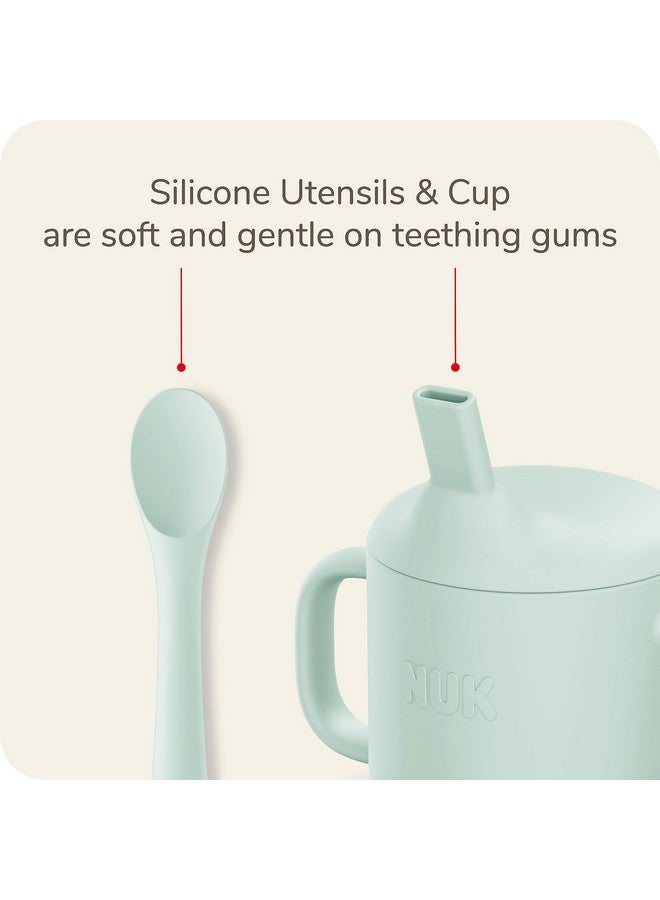 NUK Silicone Baby Suction Bowls, Suction Feature Helps Reduce Spills, Microwave & Dishwasher Safe, BPA-Free, Pack of 2 - Image 4