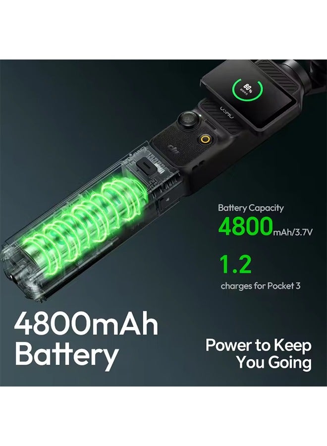 PK-12 All-in-One Power Grip: 4800mAh Tripod Handle with Overload/Heat Protection - Image 5