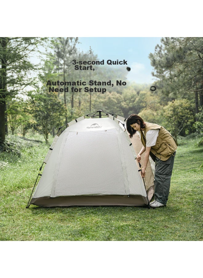 Naturehike Nuke Ango Automatic Tent And Canopy Two-in Outdoor One-bedroom Camping Equipment, Black Gel Version - Image 3