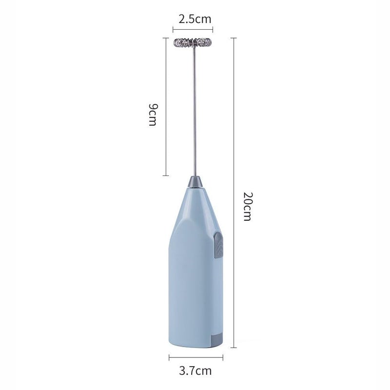 TCSRMART Hand Mixer Milk Frother for Coffee Frother Handheld Foam Maker with Stencils for Lattes Electric Whisk Drink Mixer Mini Foamer for Cappuccino Frappe Matcha Hot Chocolate Grey  - Image 2