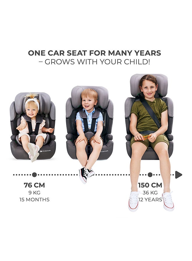 Kinderkraft Comfort Up Car Seat (i-Size 76-150cm) - Black - Image 3