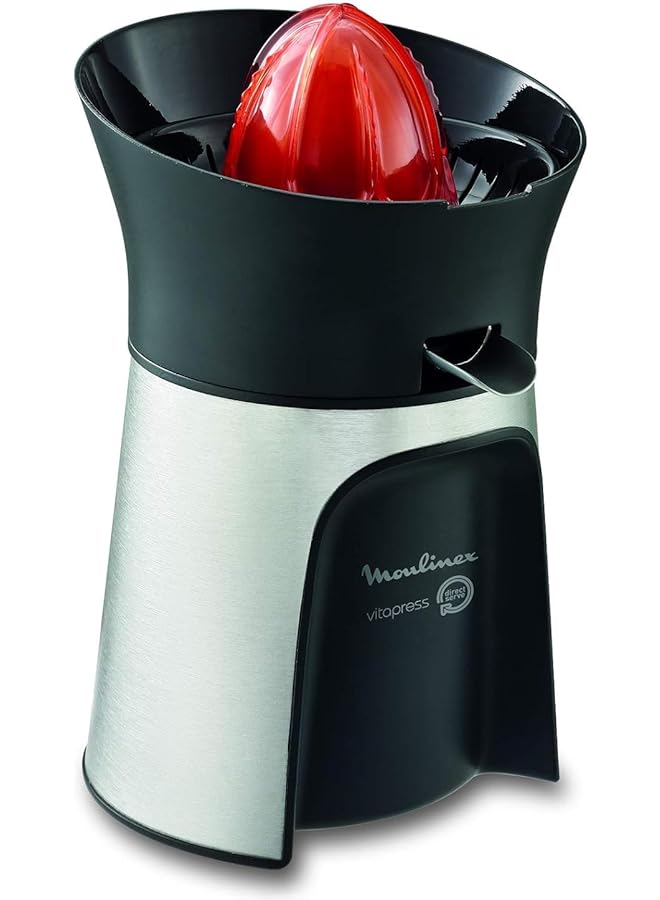 Moulinex Juicer Vita Press Direct Serve Citruss Press Orange Juicer Silver And Black Color 2 Years Warranty Pc603D27  - Image 1