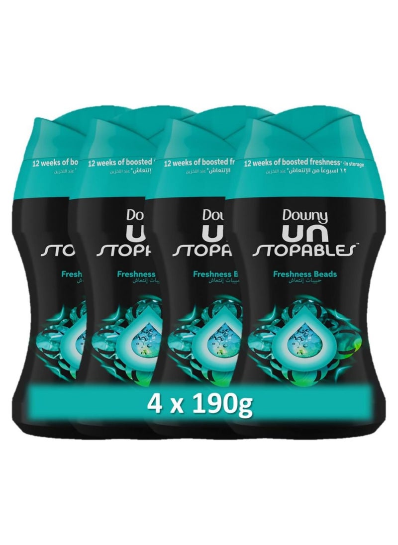 Downy Downy Unstoppables In-Wash Freshness And Scent Booster Beads Scent Fresh pack of 4 