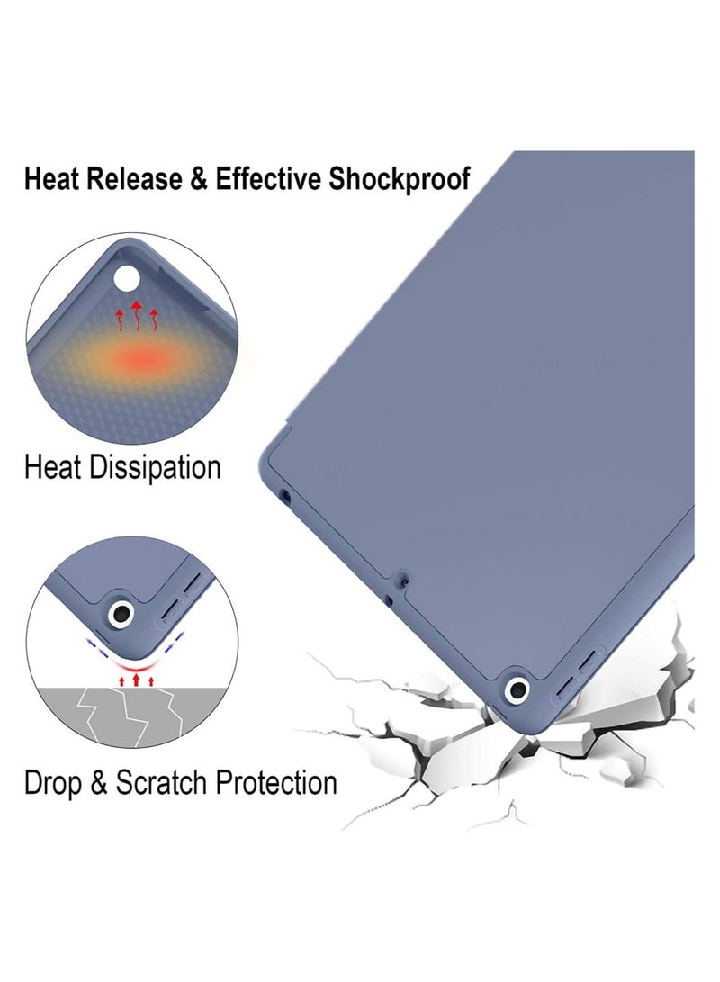 ELTRAZONE iPad 9th/8th/7th Generation case (2021/2020/2019) iPad 10.2-Inch Case with Pencil Holder [Sleep/Wake] Slim Soft TPU Back Smart Magnetic Stand Protective Cover Cases - Image 3