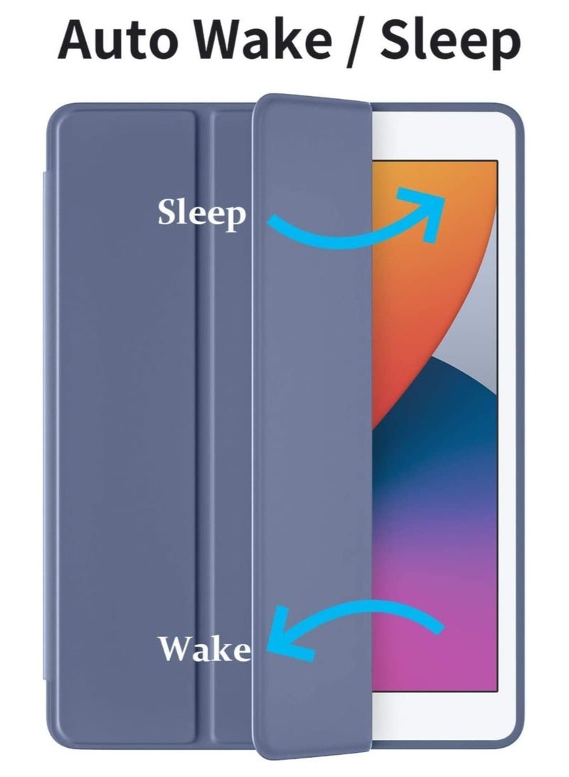 ELTRAZONE iPad 9th/8th/7th Generation case (2021/2020/2019) iPad 10.2-Inch Case with Pencil Holder [Sleep/Wake] Slim Soft TPU Back Smart Magnetic Stand Protective Cover Cases - Image 4